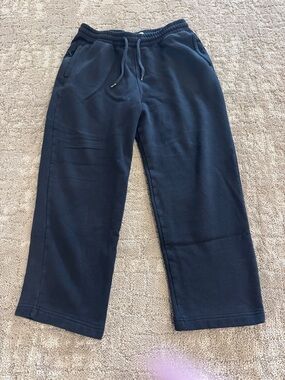 Hollister Baggy Bootcut Black Drawstring Sweatpants